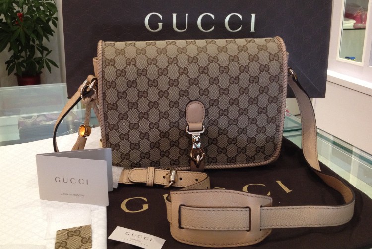Authentic Gucci Marrakeh Messenger Bag With Woven Tassels 257024